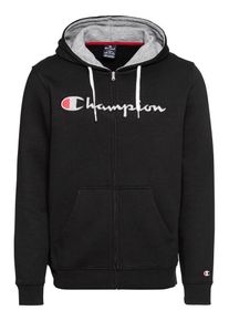 Champion Authentic Athletic Apparel, Herren Sweatjacke, Grau / Schwarz