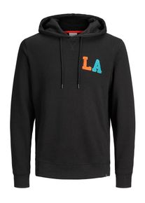Jack & Jones JACK & JONES, Herren Fleece Artwork Sweatshirt, Schwarz
