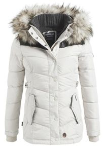 Khujo, Damen Jacke 'WINSEN II', Schwarz / Naturwei&szlig;