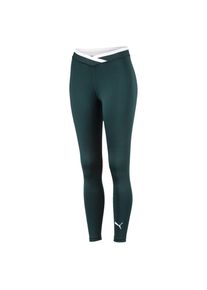 Puma, Damen Leggings, Smaragd / Wei&szlig;