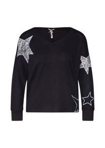 Key Largo, Damen Pullover 'WLS GALAXY v-neck 3', Schwarz