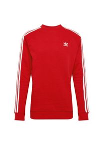adidas originals, Herren Sweatshirt '3 Stripes', Rot / Wei&szlig;