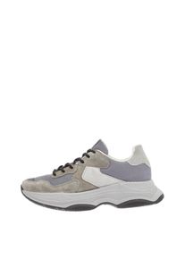 Bianco, Damen Sneaker, Grau / Taupe / Dunkelgrau / Schwarz