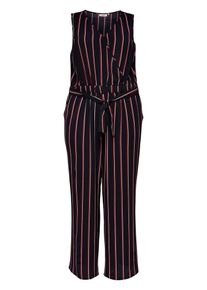 Only Carmakoma, Damen Jumpsuit, Navy / Rot / Wei&szlig;