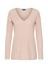 Tom Tailor, Damen Pullover 'chevron stitch sweater', Puder