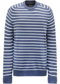 PETROL INDUSTRIES, Pullover, Royalblau / Wei&szlig;