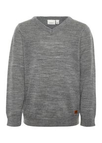 name it, Pullover, Graumeliert