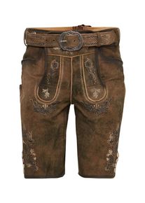 Marjo, Herren Lederhose 'Anton inkl. G&uuml;rtel', Braun