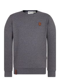 Naketano, Herren Sweatshirt 'Sheriff Von Huckingen', Dunkelgrau