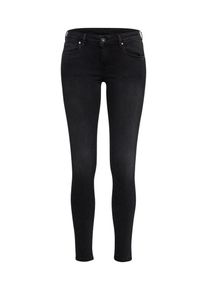 Pepe Jeans, Damen Knackig sitzende Stretch-Jeans 'Lola', Schwarz
