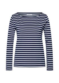 Pieces, Damen Shirt 'INGRID', Marine / Wei&szlig;