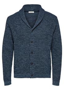 Selected Homme, Herren Strickjacke, Navy