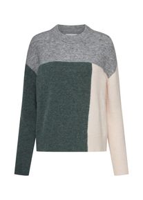 Sams&oslash;e & Sams&oslash;e Samsoe & Samsoe, Damen Pullover, Beige / Grau / Dunkelgr&uuml;n
