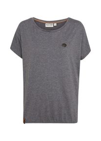 Naketano, Damen Oversize Shirt 'Schnella Baustella III', Grau