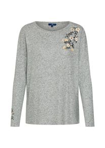 Tom Tailor, Damen Pullover, Graumeliert / Mischfarben
