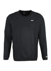 Nike, Herren Sport-Pullover 'CREW' mit Mesh-Eins&auml;tzen, Schwarz