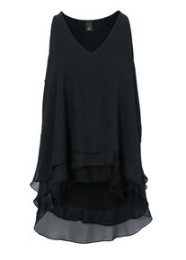 Heine, Damen Top, Schwarz