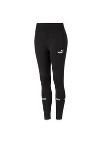 Puma, Damen Leggings 'Amplified', Schwarz / Wei&szlig;