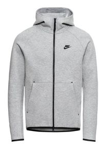 Nike Sportswear, Herren Sweatjacke 'M NSW TCH FLC HOODIE FZ', Dunkelgrau