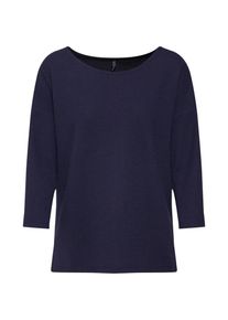 Only, Damen Shirt 'onlLILLI 3/4 TOP JRS', Navy