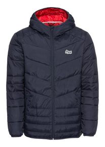 Jack & Jones JACK & JONES, Herren Jacke 'JORBEND LIGHT PUFFER', Navy / Melone