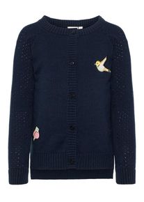 name it, M&auml;dchen Strickjacke, Saphir / Mischfarben
