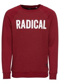 Only & Sons Only & Sons, Herren Sweatshirt 'onsJERMAINE RAGLAN SWEAT', Rot / Wei&szlig;