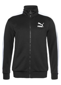 Puma, Herren Jacke 'Classics T7', Schwarz / Wei&szlig;