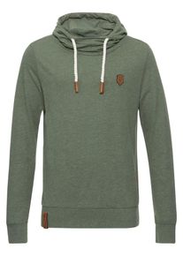 Naketano, Herren Sweatshirt 'Diese N&uuml;sse', Gr&uuml;nmeliert