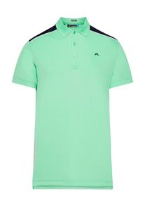 J. Lindeberg J.Lindeberg, Herren 'Matty Reg TX Jersey' Poloshirt, Pastellgr&uuml;n / Schwarz