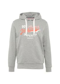 Jack & Jones JACK & JONES, Herren Sweatshirt 'SUMMERTIME', Hellgrau / Rot
