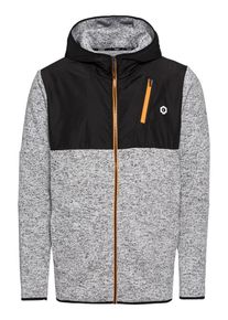 Jack & Jones JACK & JONES, Herren Sweatjacke 'JCOWACO', Hellgrau / Schwarz