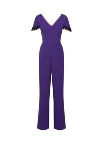 Four Flavor, Damen Jumpsuit, Dunkellila / Schwarz