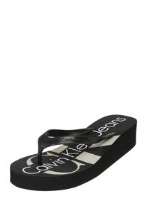 Calvin Klein Jeans, Damen Zehentrenner 'TESSE', Schwarz