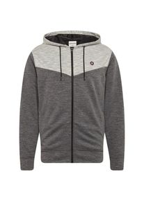 Jack & Jones JACK & JONES, Herren Sweatjacke 'CERVON', Grau / Dunkelgrau