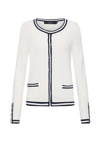 V&eacute;ro Moda VERO MODA, Damen Cardigan 'Vmlynn Glory LS O-Neck', Nachtblau / Wei&szlig;
