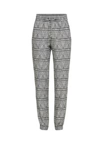 O`Neill O'NEILL, Damen Hose 'LW BEACHY BEACH PANTS', Dunkelgrau / Schwarz / Wei&szlig;