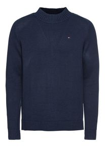 Tommy Jeans, Herren Pullover 'TJM ESSENTIAL MOCK NECK SWEATER', Dunkelblau