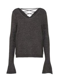 Review, Damen Pullover 'LACE', Anthrazit