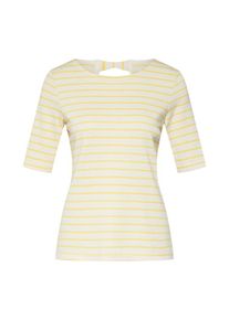 V&eacute;ro Moda VERO MODA, Damen Shirt 'VMHANNE', Gelb / Wei&szlig;