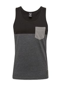 Iriedaily, Herren Tr&auml;gershirt, Dunkelgrau / Schwarz