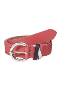 Esprit, Damen Lederg&uuml;rtel 'Multi loop', Pastellrot