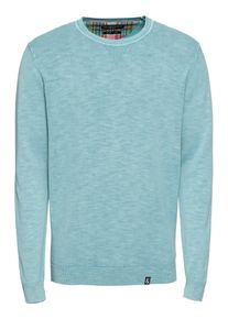 & Colours & Sons COLOURS & SONS, Herren Pullover 'miami slub', Hellblau
