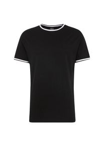 Urban Classics, Herren T-Shirt 'Collage Pocket Tee', Schwarz / Wei&szlig;
