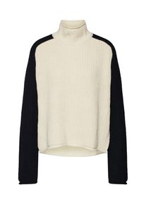 10DAYS, Damen Pullover, Ecru / Schwarz