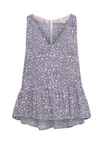 Review, Damen Top, Taubenblau