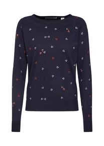Scotch & Soda SCOTCH & SODA, Damen Pullover 'All over printed pull', Navy