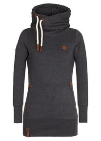 Naketano, Damen Pullover 'Darth', Braun / Basaltgrau / Wei&szlig;