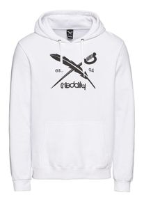 Iriedaily, Herren Sweatshirt 'Daily Flag', Schwarz / Wei&szlig;