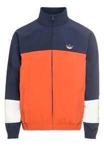 adidas originals, Herren Jacke 'BLOCKED WARM UP', Dunkelblau / Orange
